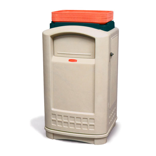 CONTENEDOR CON PORTA BANDEJASSUPERIOR RUBBERMAID 3963