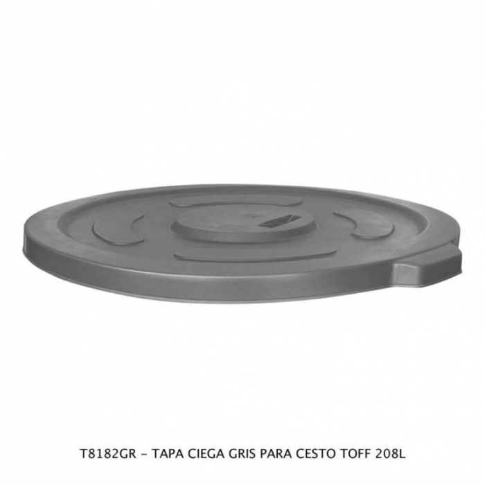 TAPA CIEGA PARA CONTENEDOR TOFF 208lt - T8182GR